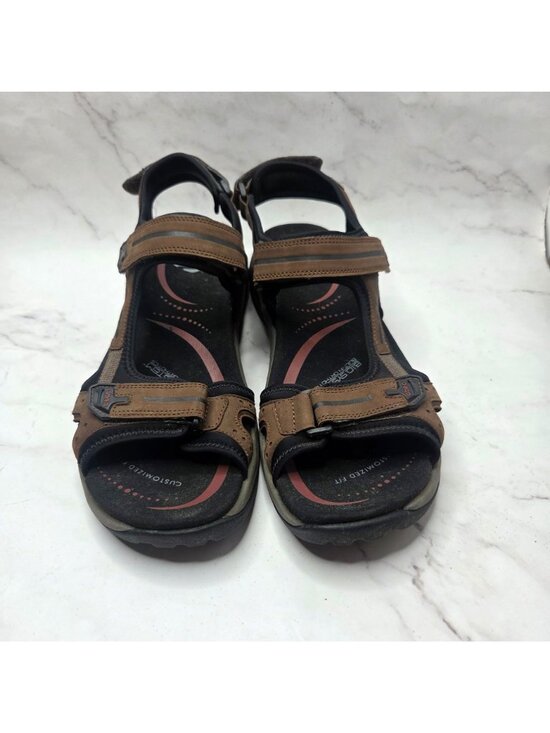 Abeo Cayucos Brown Hiking Sandals BIO System Comfort Orthotics Men\'s 14 main image 7
